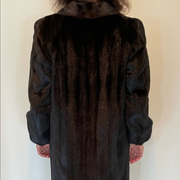 Women’s Vintage Full-Length Mink Coat - Picture 3 of 4